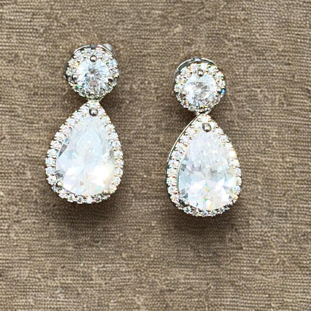 Crystal Dewdrop Dangler Earrings
