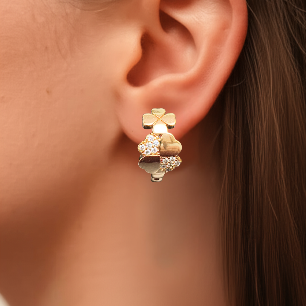 Golden Clover Luxe Earrings